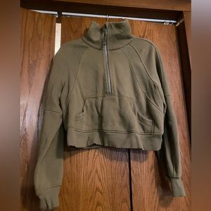 Lululemon oversized half zip funnel neck scuba